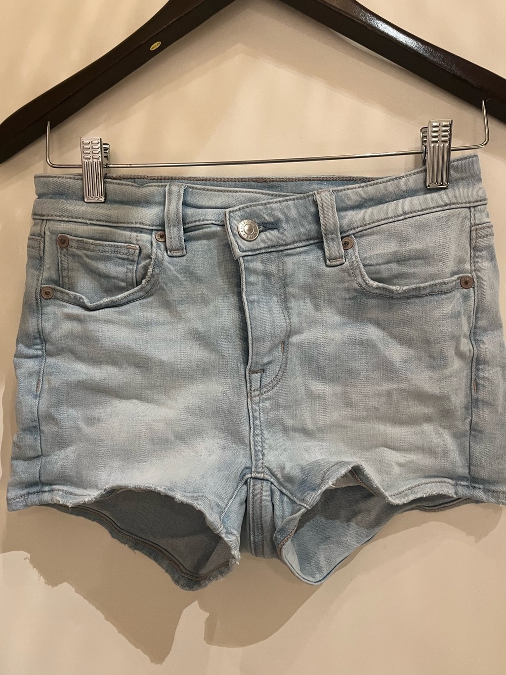 Light Wash Denim Women's Shorts